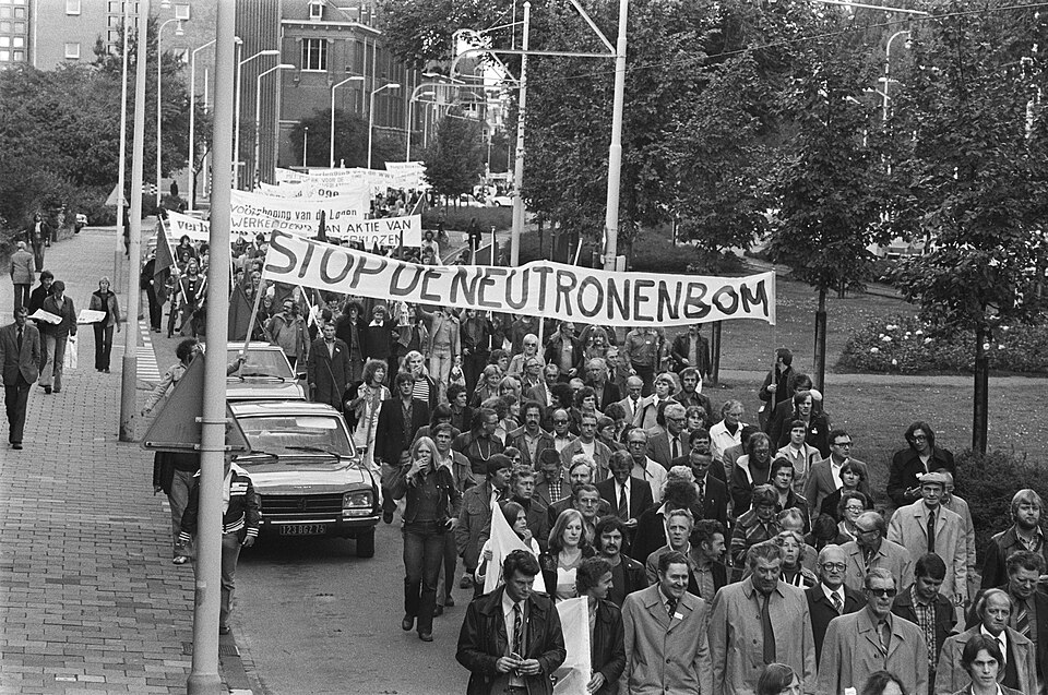 CPN demonstration in The Hague, 1977