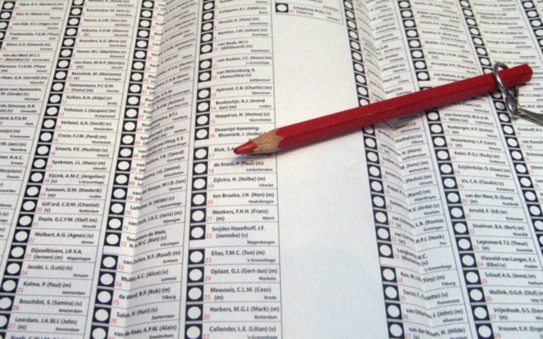 Verklaring omtrent aankomende verkiezingen