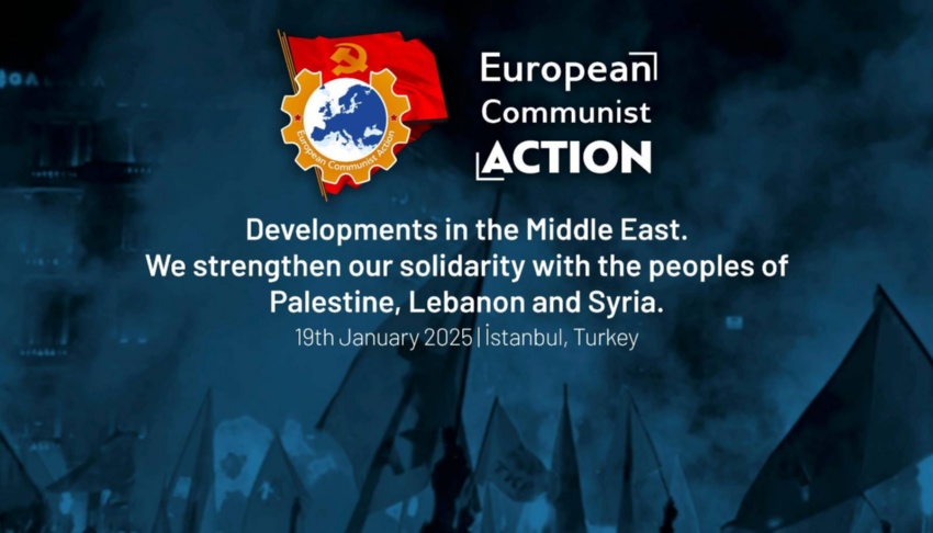 Verklaring van de bijeenkomst van de Europese Communistische Actie in Istanbul