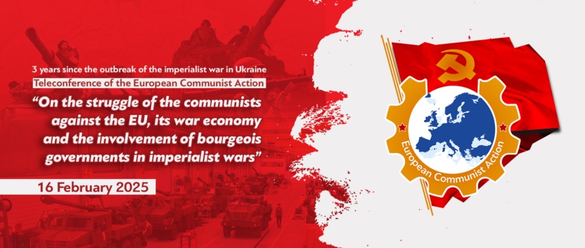 Bijdrage NCPN aan ECA conferentie: de communisten vechten voor vrede en socialisme, tegen de EU/NAVO en de oorlogseconomie!