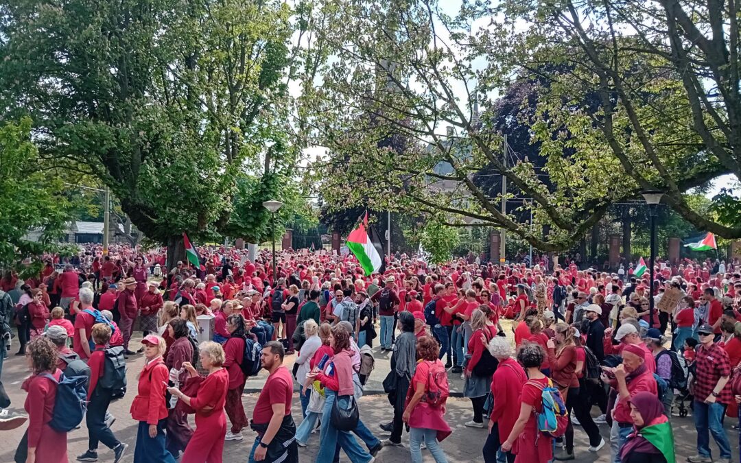 Mass Demonstration in Solidarity with the Palestinian People