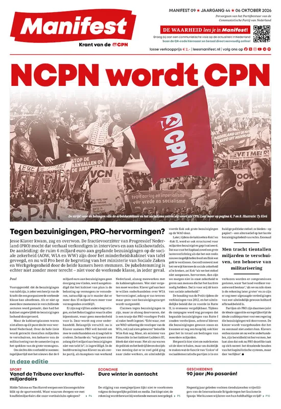 Voorpagina van Manifest 9 - 2026